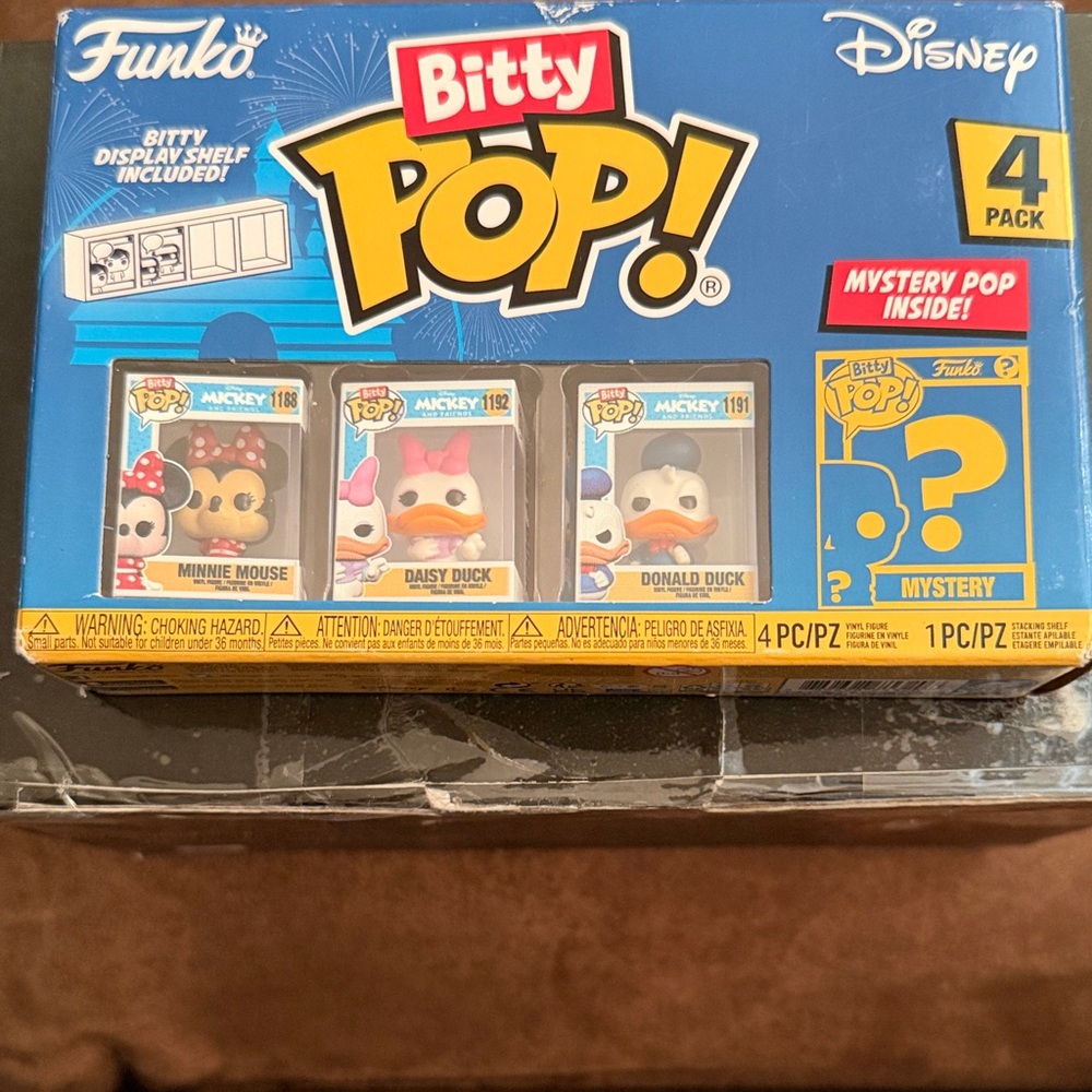 Funko Bitty Pop! Disney 4-Pack Blue Box with Minnie, Daisy & Donald